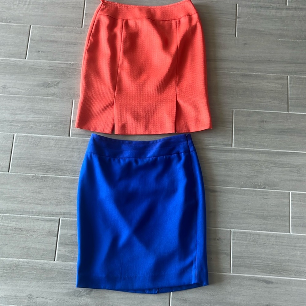 Two skirts, one unbelievable price - size 4 & 4p.